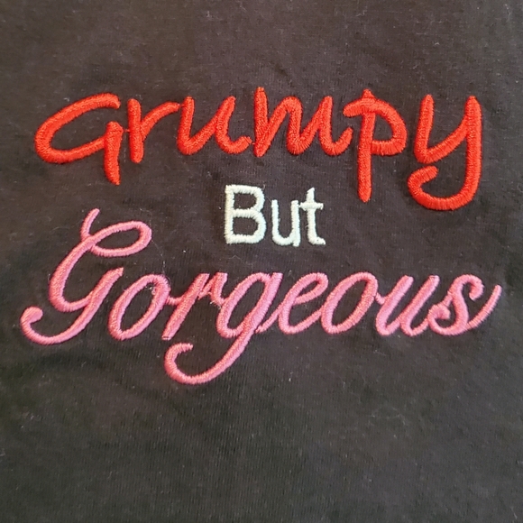 NWT "Grumpy But Gorgeous" 2X Plus Size Sleep Shirt 100% Cotton - Picture 4 of 4
